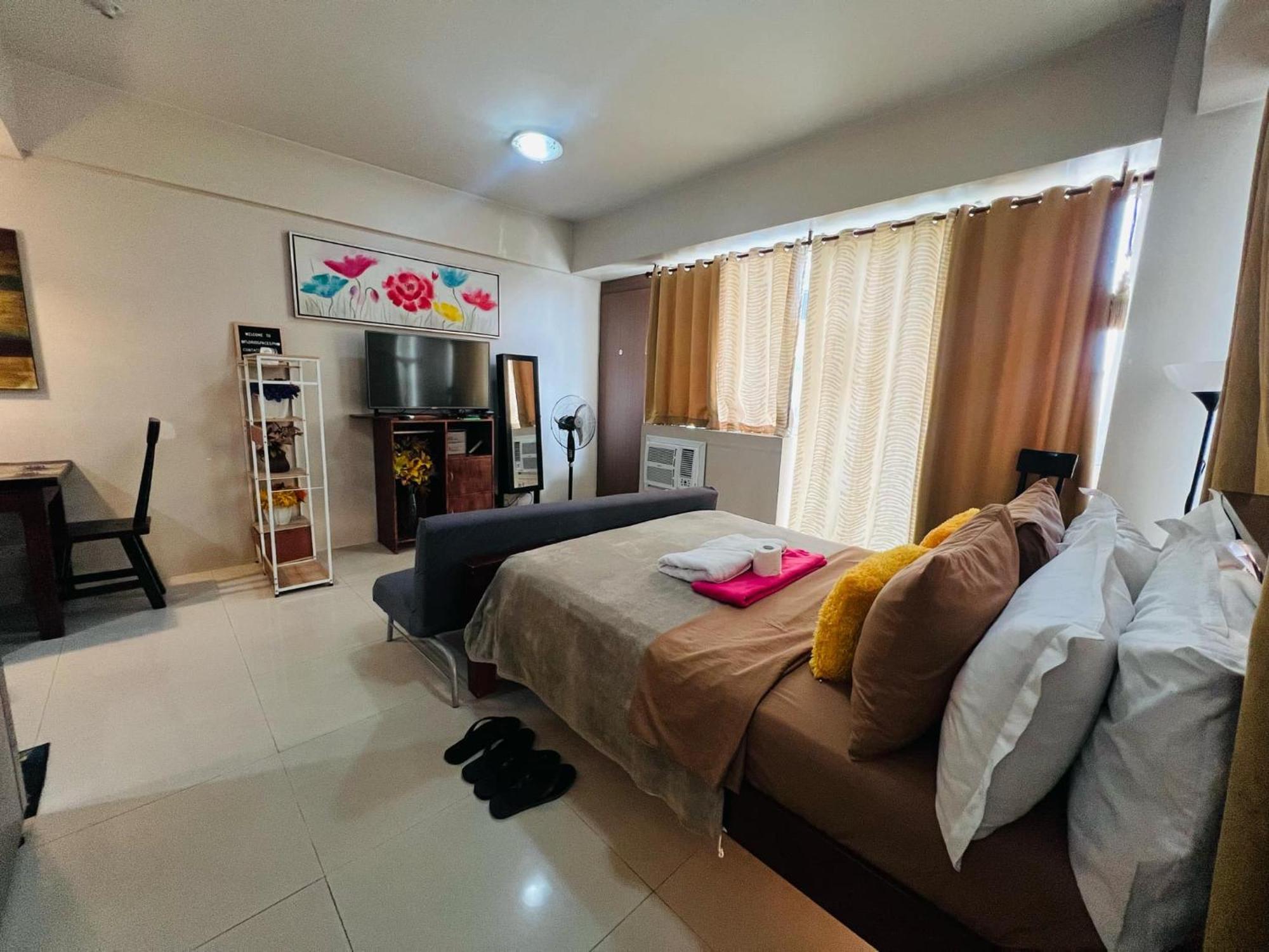 One Palm Tree Villas Condominium - Studio 7Th Fl With Balcony - Across Terminal 3 Airport Pasay Eksteriør billede
